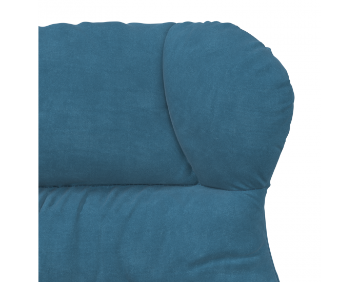 Sonata H Спокойно столче от синьо кадифе