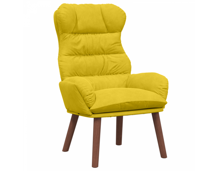 Sonata H Релаксиращ стол Жълта кадифе