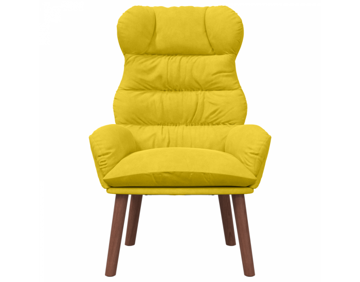 Sonata H Релаксиращ стол Жълта кадифе