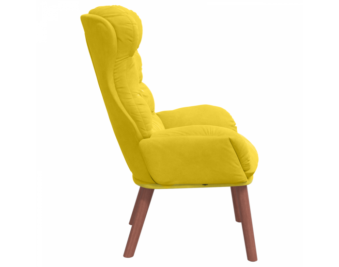 Sonata H Релаксиращ стол Жълта кадифе