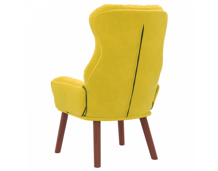 Sonata H Релаксиращ стол Жълта кадифе