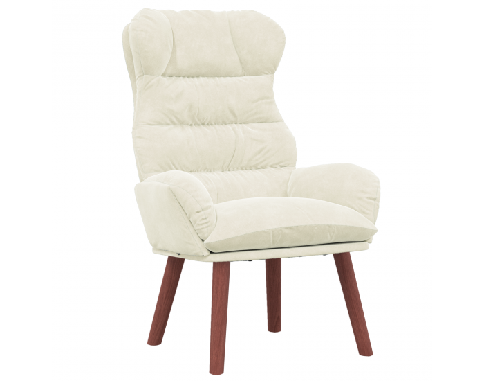 Sonata H Релаксиращ стол Кремав Велур