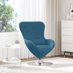 Egg Chair в синьо кадифе - Sonata H