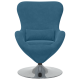 Egg Chair в синьо кадифе Egg Chair в синьо кадифе