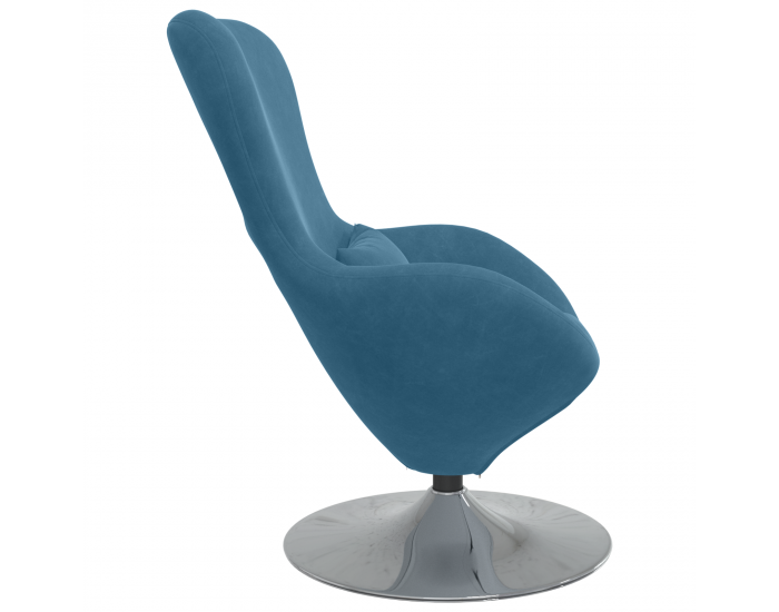 Egg Chair в синьо кадифе Egg Chair в синьо кадифе