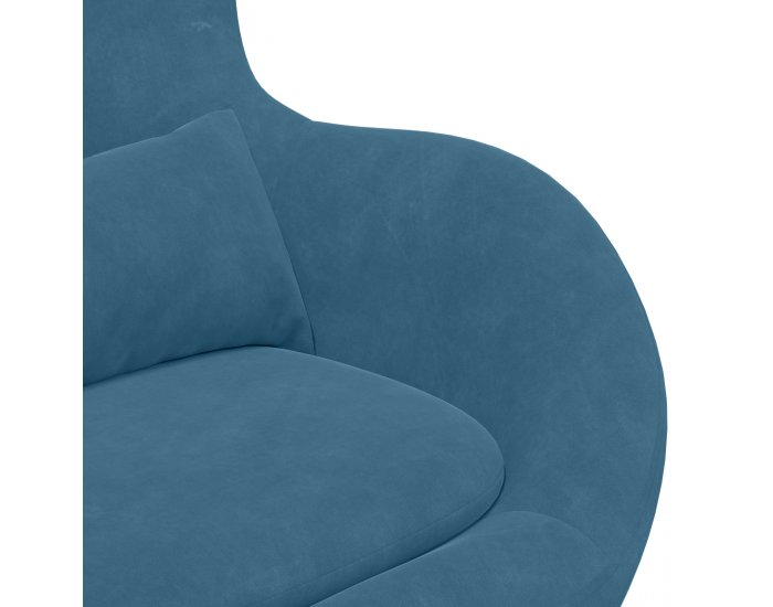Egg Chair в синьо кадифе Egg Chair в синьо кадифе