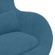 Egg Chair в синьо кадифе Egg Chair в синьо кадифе