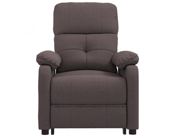 Sonata H Електрически реклайнер стол, тъмнокафяв, текстил