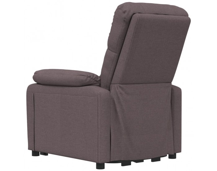 Sonata H Електрически реклайнер стол, тъмнокафяв, текстил