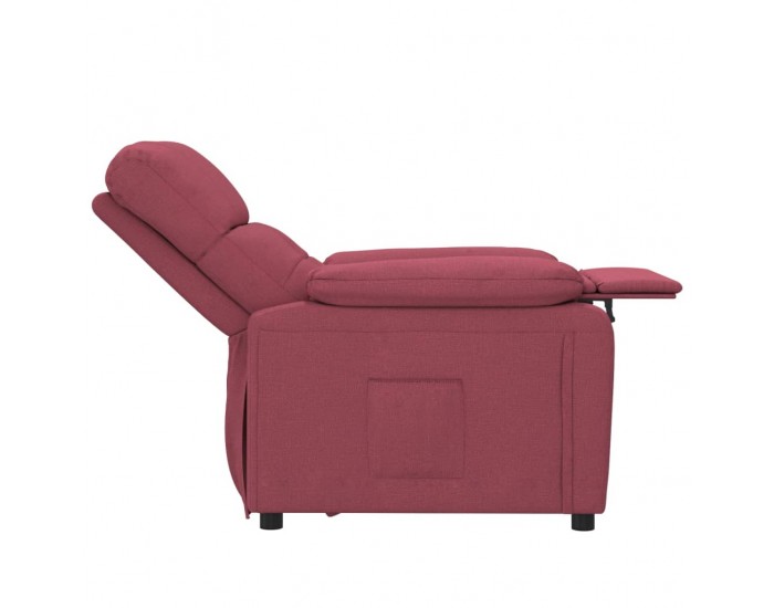 Sonata H Стол реклайнер, виненочервен, текстил
