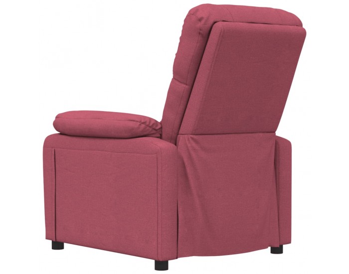 Sonata H Стол реклайнер, виненочервен, текстил