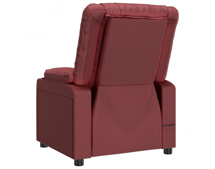Sonata H Реклайнер стол, виненочервен, изкуствена кожа