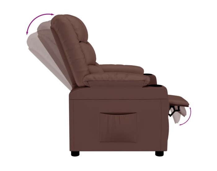 Sonata H Наклоняем стол, кафяв, изкуствена кожа