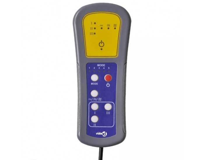 Sonata H Масажен реклайнер стол с опора за крака, виненочервен, кадифе