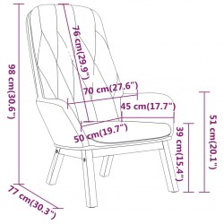 Sonata H Релакс стол, син, кадифе - Фотьойли