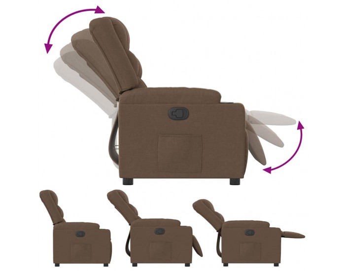 Sonata H Стол наклоняем, кафяв, текстил