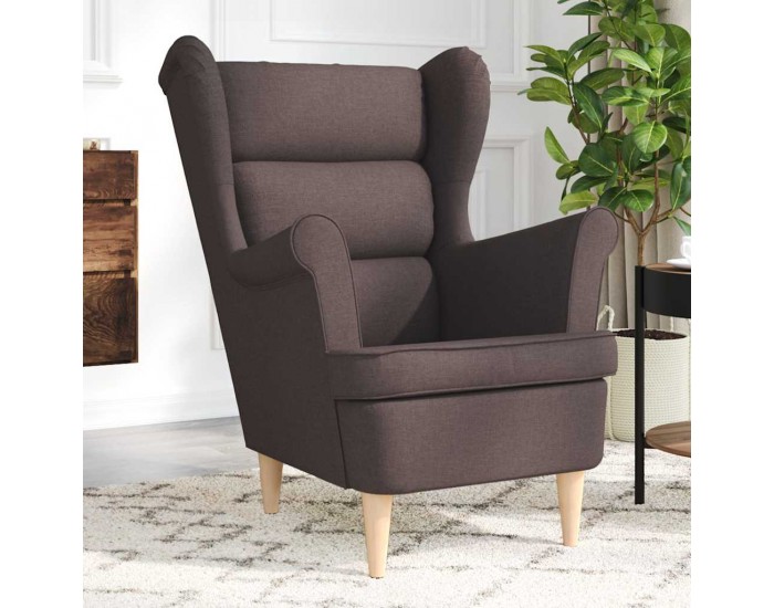 Sonata H Фотьойл тъмнокафяв 74x84x100 cm плат