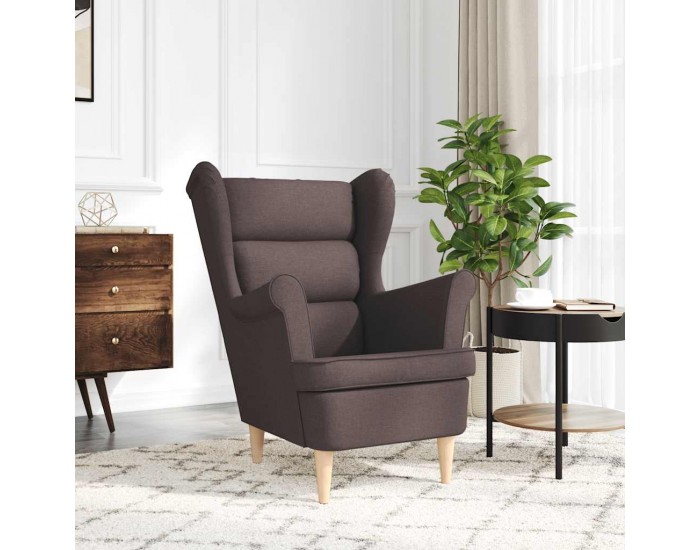 Sonata H Фотьойл тъмнокафяв 74x84x100 cm плат