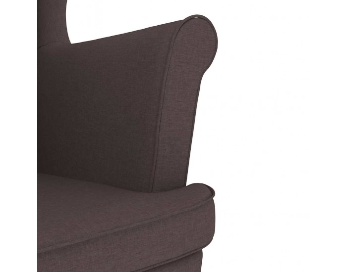 Sonata H Фотьойл тъмнокафяв 74x84x100 cm плат