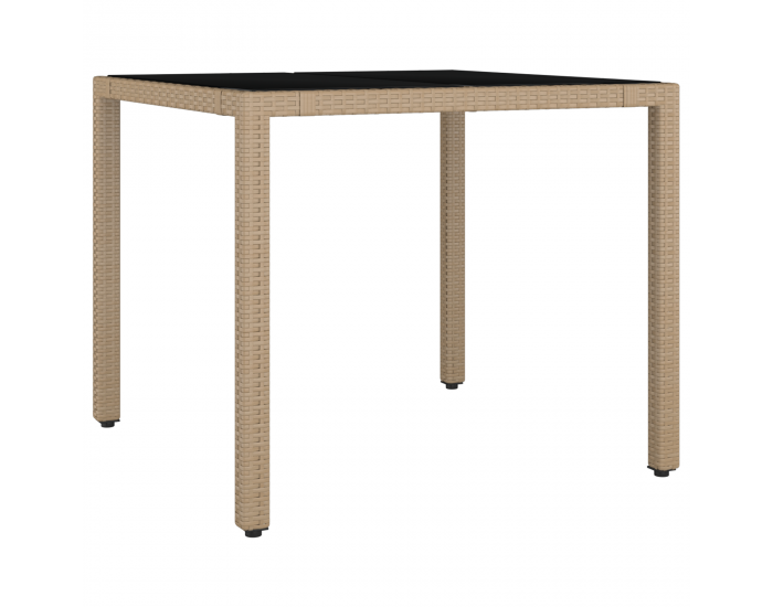 Sonata H 5 части градински комплект за хранене бежов полиратан