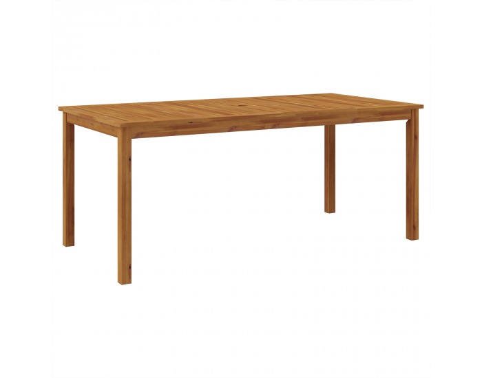 Градински трапезен комплект Sonata H 9 части Черен полиротан акация