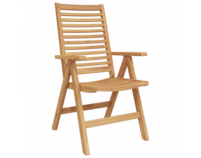 Сгъваеми градински столове Sonata H 6 бр. Масивна тикова дървесина