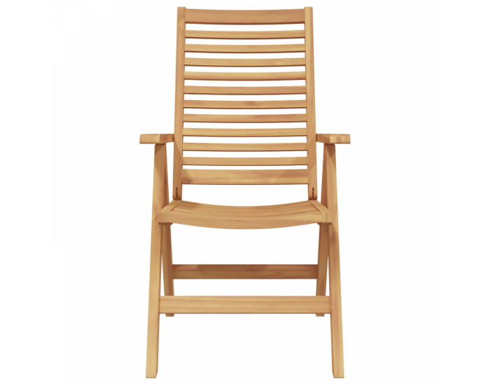 Сгъваеми градински столове Sonata H 6 бр. Масивна тикова дървесина