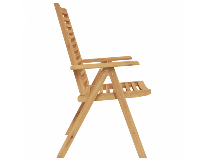 Сгъваеми градински столове Sonata H 6 бр. Масивна тикова дървесина