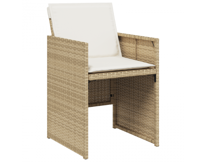 Sonata H 5 набор от градински столове с възглавници бежово полиестер