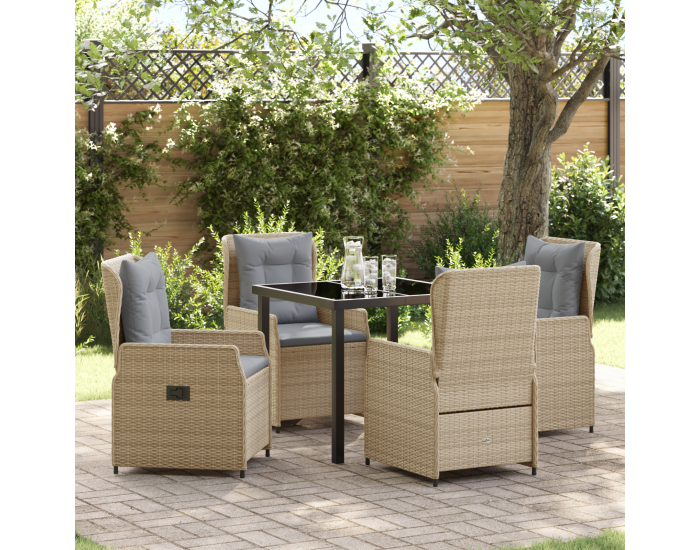 Sonata H 5 Часов Градински Комплект за Хранене Бежов Полирата