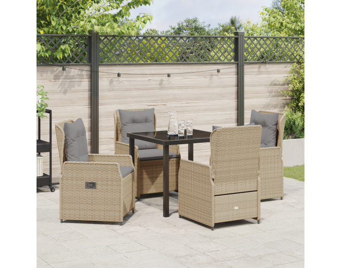 Sonata H 5 Часов Градински Комплект за Хранене Бежов Полирата