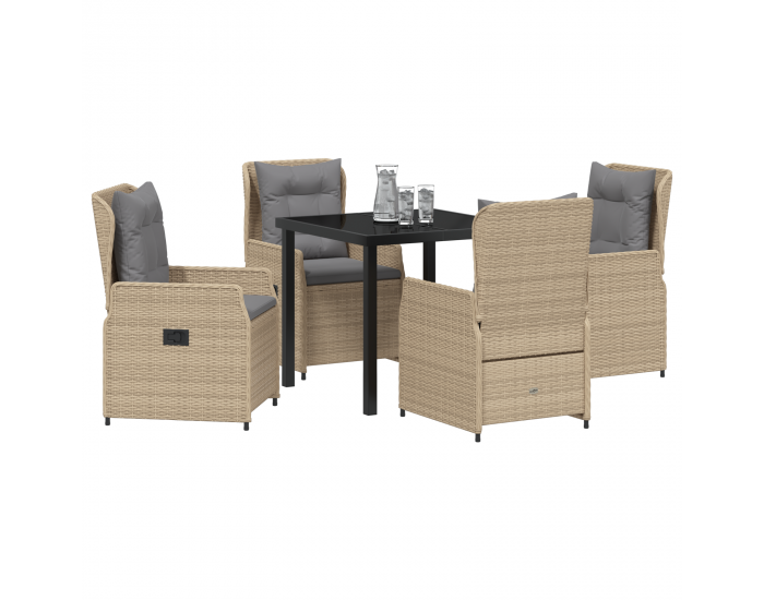 Sonata H 5 Часов Градински Комплект за Хранене Бежов Полирата