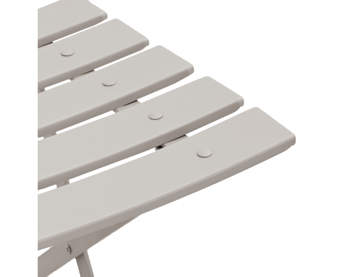 Сгъваеми градински столове Sonata H - 2 броя, бежови, метални