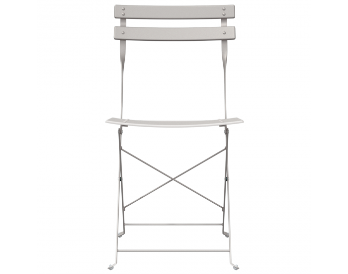 Сгъваеми градински столове Sonata H - 2 броя, бежови, метални