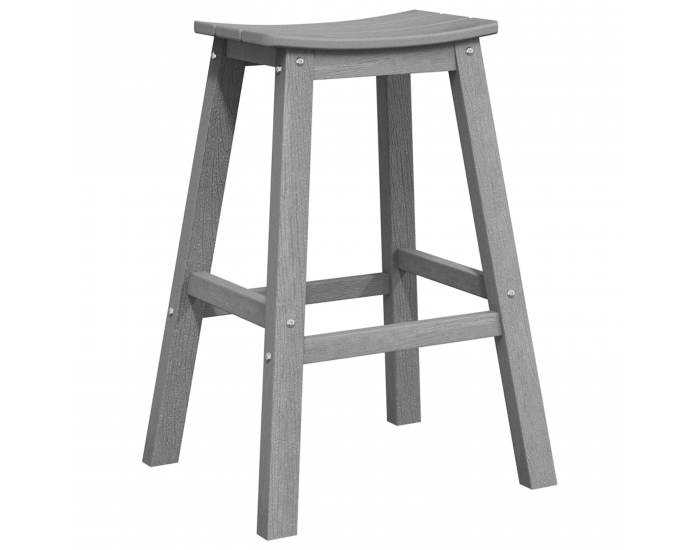 Sonata H Табуретки 2 бр Светлосив HDPE