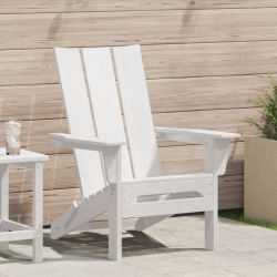Sonata H стол Adirondack бял 74.5x80.5x90 см HDPE - Градински столове