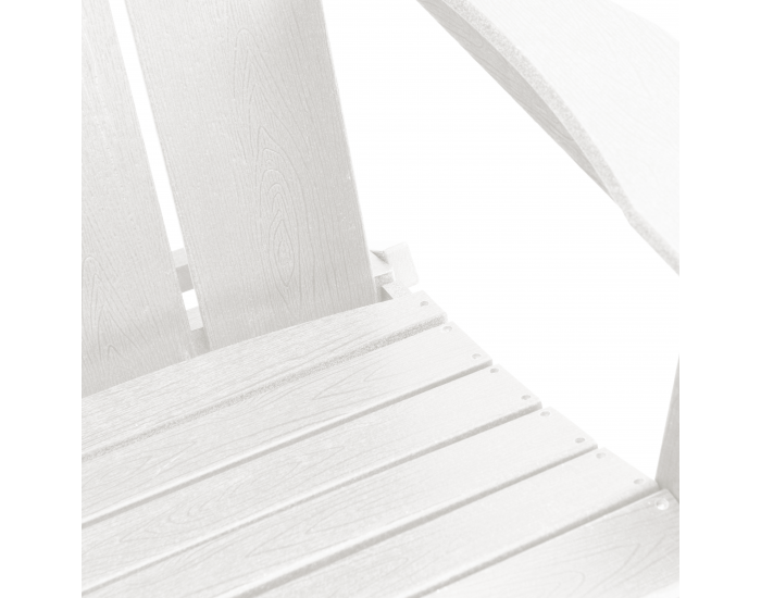 Sonata H стол Adirondack бял 74.5x80.5x90 см HDPE