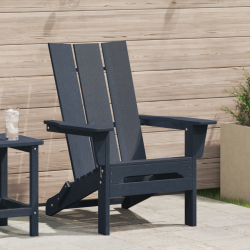 Sonata H Стол Adirondack на Тъмносин 74.5x80.5x90 см HDPE - Градински столове