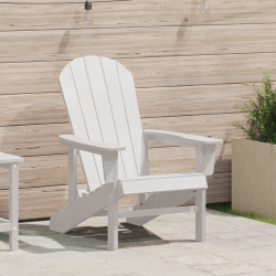 Sonata H Adirondack Chair Бял 74x82x91 см HDPE Sonata H Adirondack Chair Бял 74x82x91 см HDPE - Градински столове