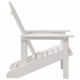 Sonata H Adirondack Chair Бял 74x82x91 см HDPE