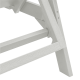 Sonata H Шезлонг Бял 53x162x98.5 см HDPE