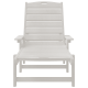 Sonata H Шезлонг Бял 53x162x98.5 см HDPE