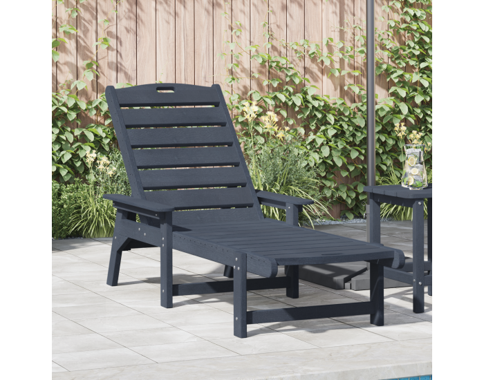Sonata H Шезлонг Нейви син 53x162x98.5 см HDPE