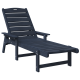 Sonata H Шезлонг Нейви син 53x162x98.5 см HDPE