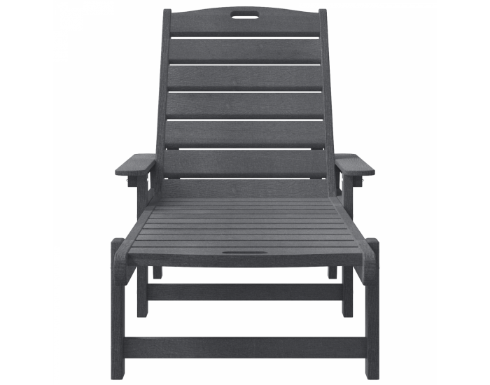Sonata H Шезлонг за слънце Светлосив 53x162x98.5 см HDPE