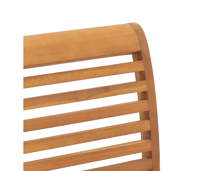 Sonata H Стекващ Градински Стол 2 бр Масивно Дърво Тик