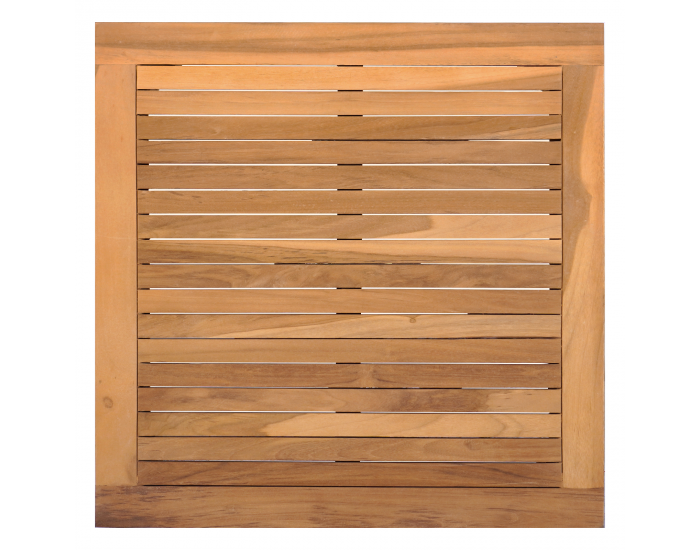 Комплект от 5 части градински пейки с възглавници от масивно дърво тиково