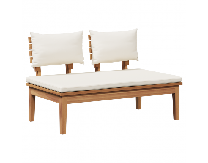 Комплект градински пейки Sonata H с възглавници от масивно дърво