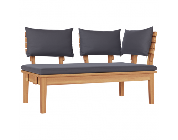 Градински комплект Sonata H от 5 части с възглавници от масивно дърво