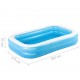 Bestway Семеен правоъгълен надуваем басейн 262x175x51 см синьо и бяло Bestway Семеен правоъгълен надуваем басейн 262x175x51 см синьо и бяло